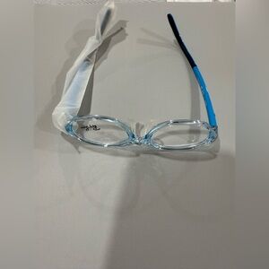 Ray-Ban Kids Jr Blue Clear Oval Eyeglasses